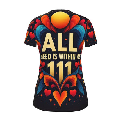 All I Need Is Within Me 111 Women’s T-shirt – Motivational Tee | I Love Me Vibe - I love me vibe