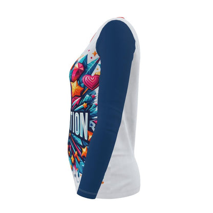 I Am Motivation Long Sleeve Shirt for Women - Empowering Affirmation Top | I Love Me Vibe - I love me vibe