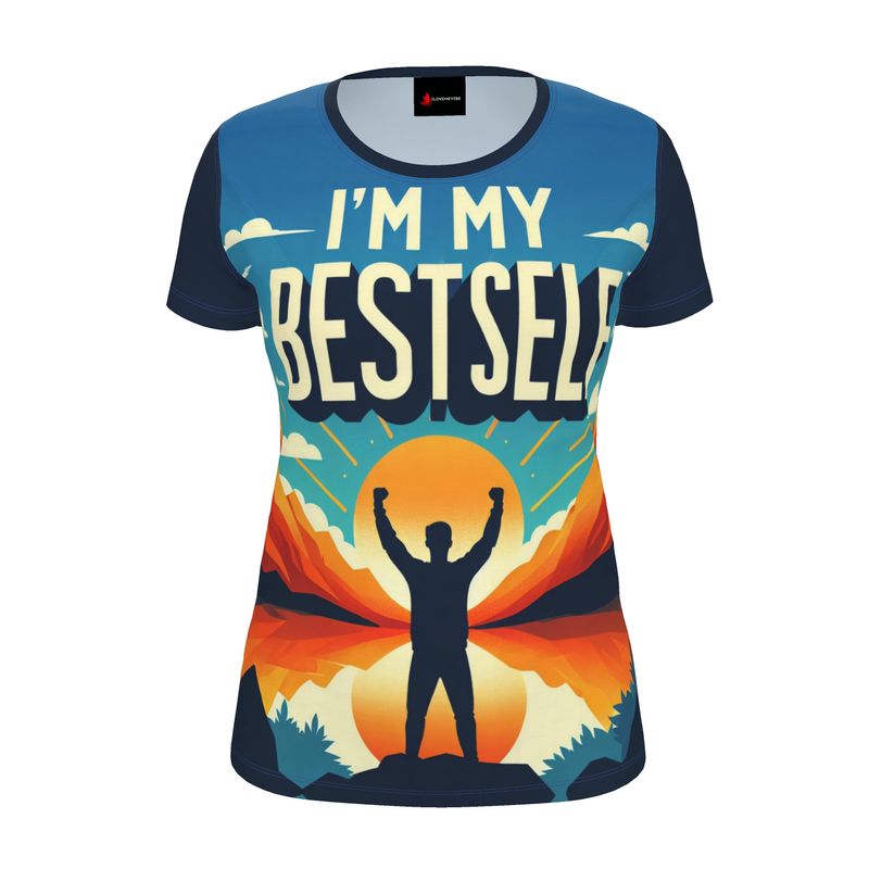 I’m My Best Self Women’s T-Shirt – Positive Affirmation Tee | I Love Me Vibe - I love me vibe