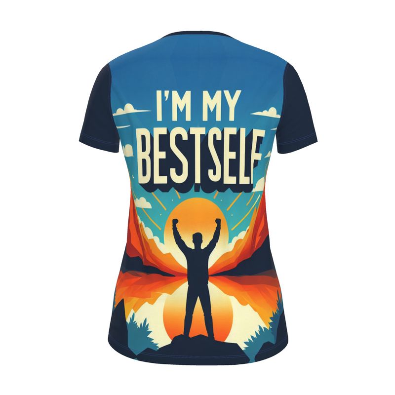 I’m My Best Self Women’s T-Shirt – Positive Affirmation Tee | I Love Me Vibe - I love me vibe