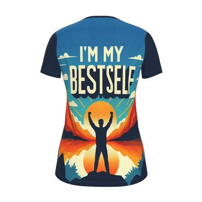 I’m My Best Self Women’s T-Shirt – Positive Affirmation Tee | I Love Me Vibe - I love me vibe