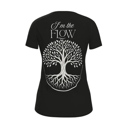 I’m the Flow Women’s T-Shirt – Alignment & Ease Affirmation Tee | I Love Me Vibe - I love me vibe