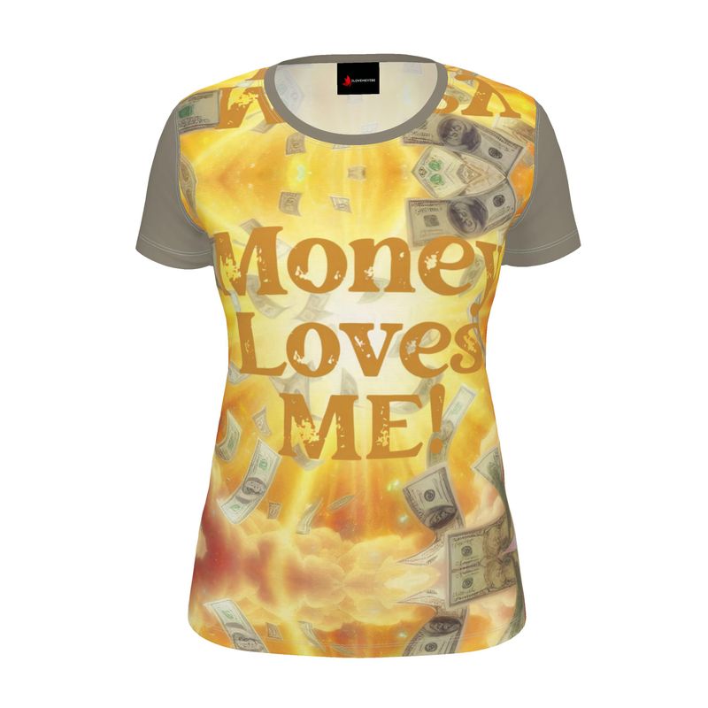 Money Loves Me Women’s Affirmation T-Shirt | I Love Me Vibe - I love me vibe