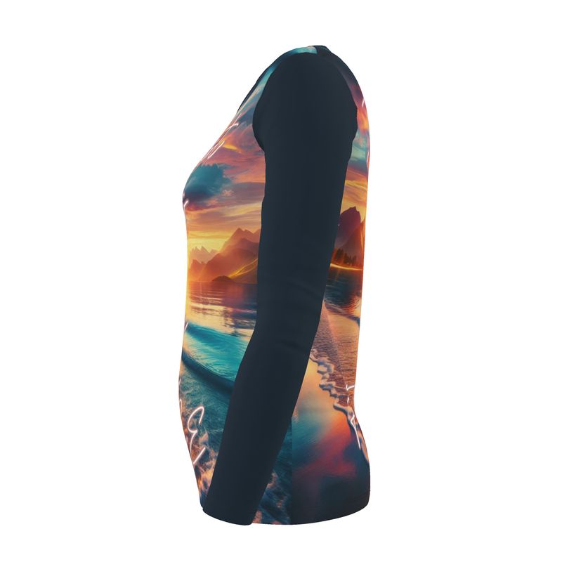 The Best Things in Life Are Free Women’s Long Sleeve Shirt - Gratitude Vibes | I Love Me Vibe - I love me vibe