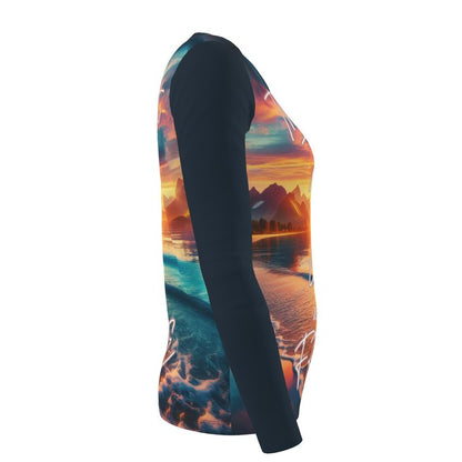 The Best Things in Life Are Free Women’s Long Sleeve Shirt - Gratitude Vibes | I Love Me Vibe - I love me vibe