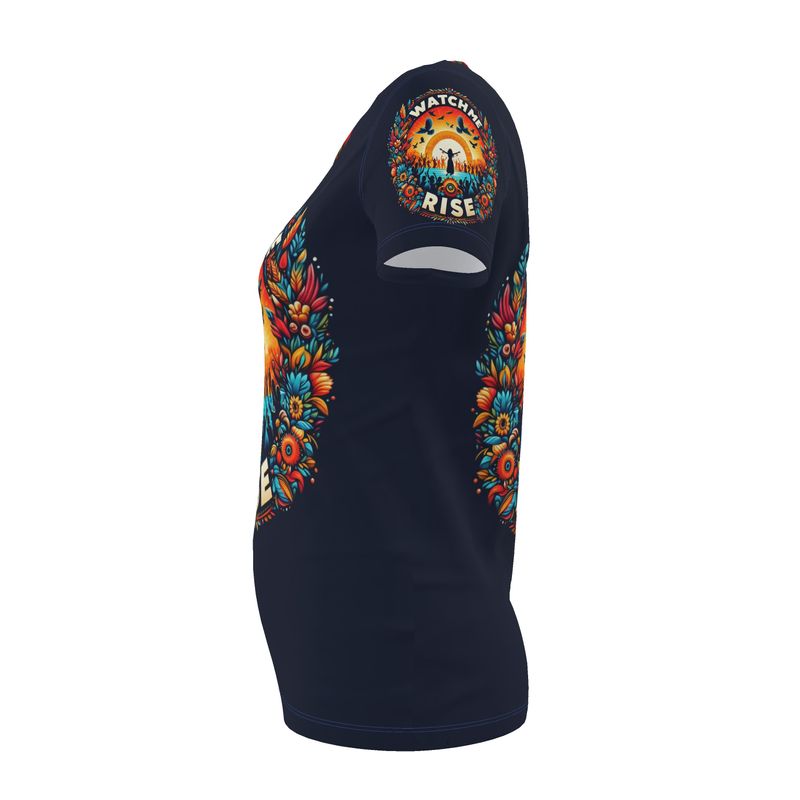 Watch Me Rise Women’s T-Shirt – Motivational Tee | I Love Me Vibe - I love me vibe