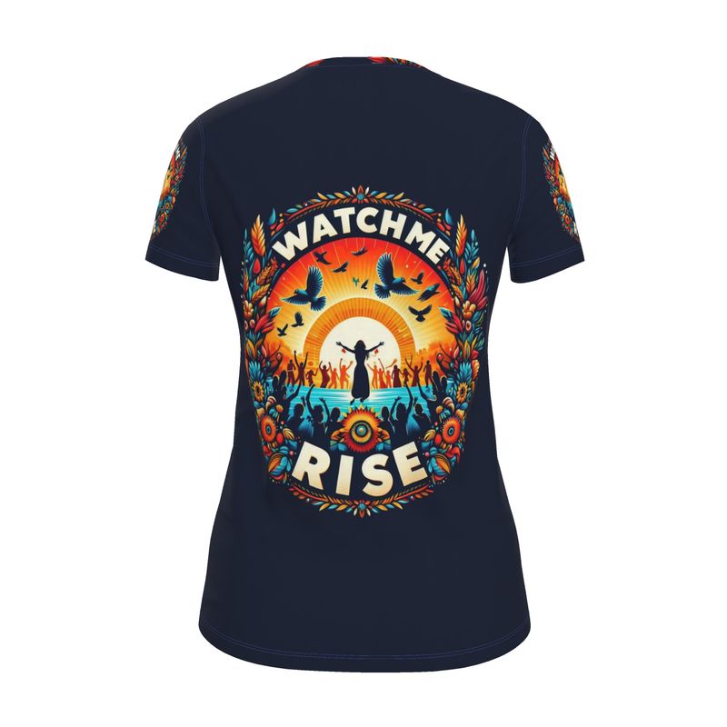 Watch Me Rise Women’s T-Shirt – Motivational Tee | I Love Me Vibe - I love me vibe