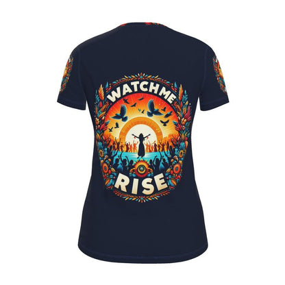 Watch Me Rise Women’s T-Shirt – Motivational Tee | I Love Me Vibe - I love me vibe